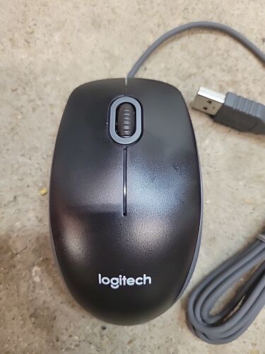Logitech M-U0026 USB Optical Mouse Black Universal Wired 810-002182 - Picture 2 of 5