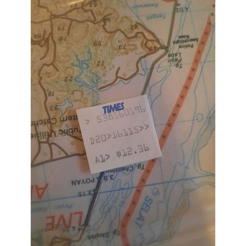 Vintage Search Map Singapore Topographical Map 1994 Edition in Original Sleeve - Picture 5 of 5