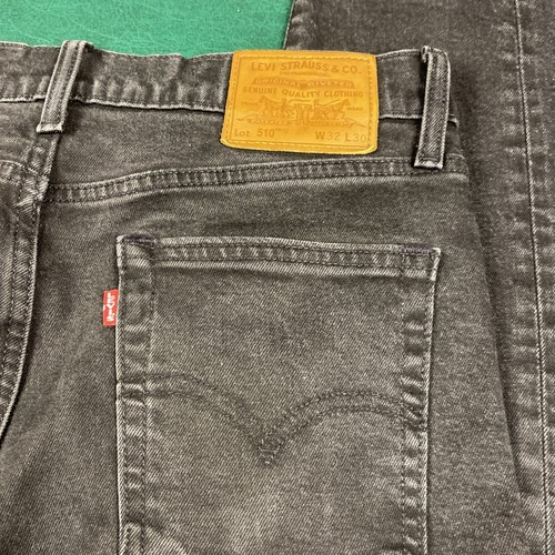 Levis Premium 510 Jeans Men’s 32x30 Black Skinny Stretch - Picture 8 of 12