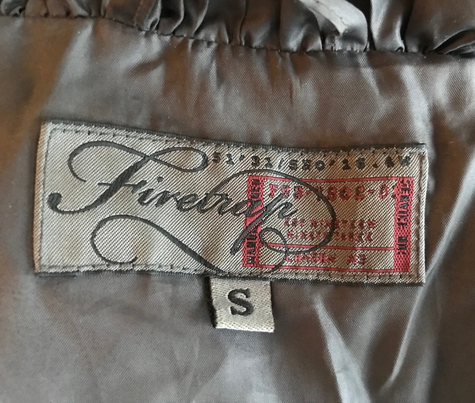 FIRETRAP DOWN PUFFA JACKET - Brown - Size Small - image 10