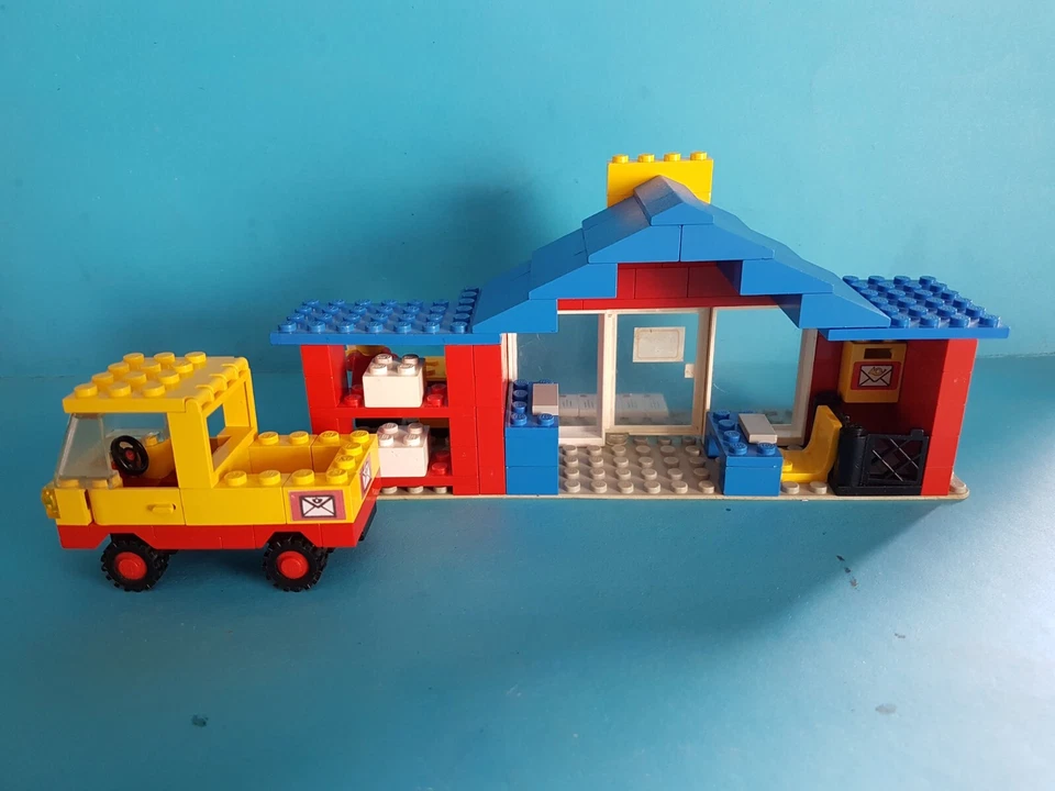Lego  6362 Post Office  80er Jahre komplett mit Figur und Postauto von 1982 OBA - Bild 3 von 4