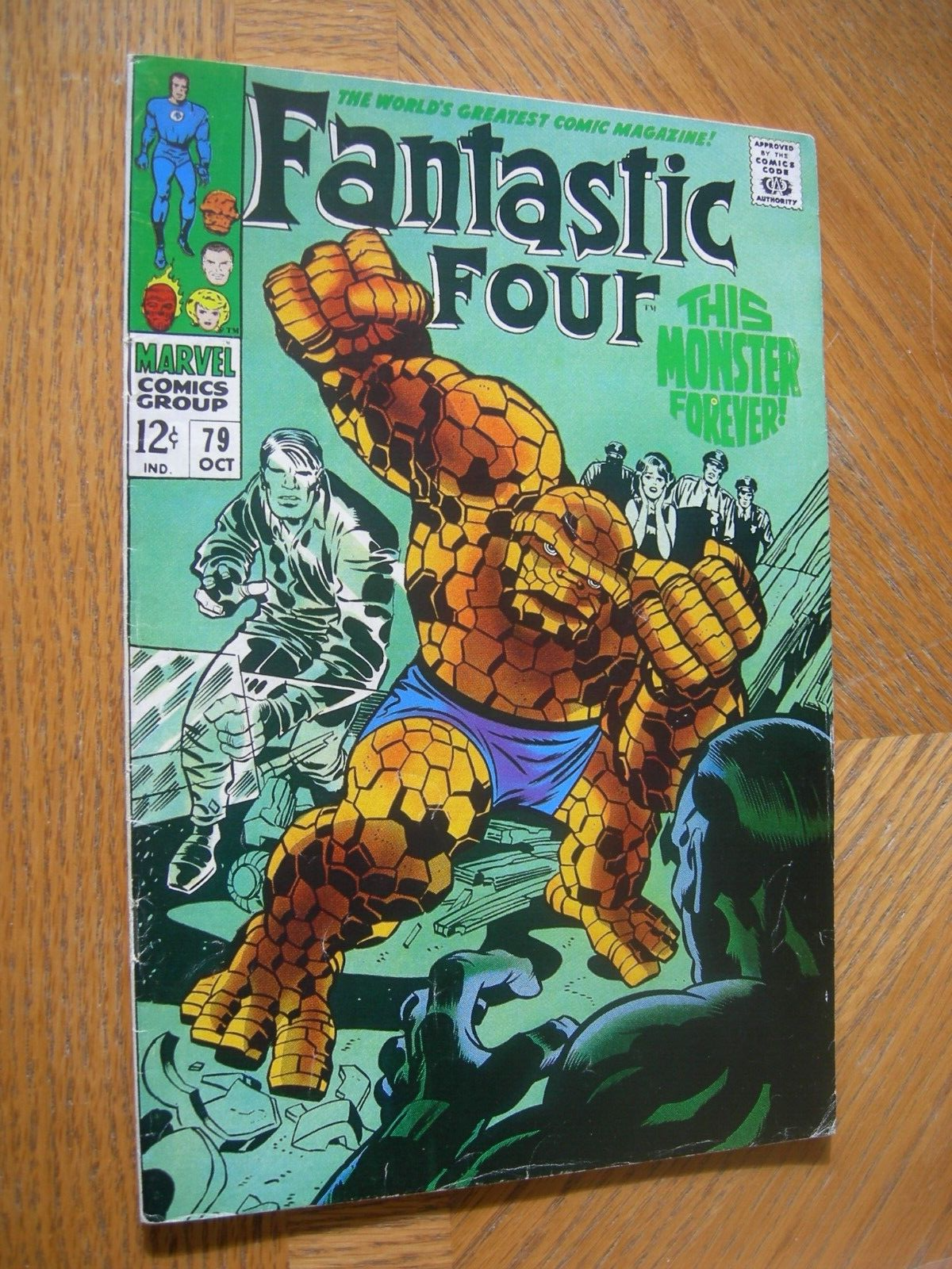 Fantastic Four #79 G/VG this monster forever the Thing !