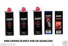 Genuine Original Zippo Premium  Lighter Fuel Fluid Refill ,1 Wick  & 6 Flints