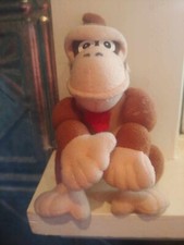 Vintage 1997 BD A Nintendo Super Mario 64 DONKEY KONG Mini Bean Bag Plush Doll