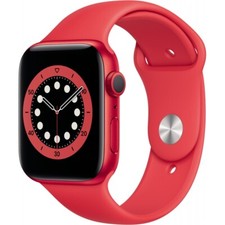 Apple Watch Series 6 (44mm) GPS mit Sportarmband rot Retina-Display NEU!