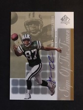 2000 SP Authentic Laveranues Coles Sign of the Times Rookie Autograph Card# LC. rookie card picture