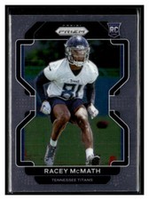 2021 Panini Prizm #409 Racey McMath RC Tennessee Titans