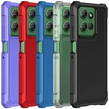 For Moto G Stylus 5G 2025 Phone Case 2 Layer Shockproof Corners TPU Bumper Cover