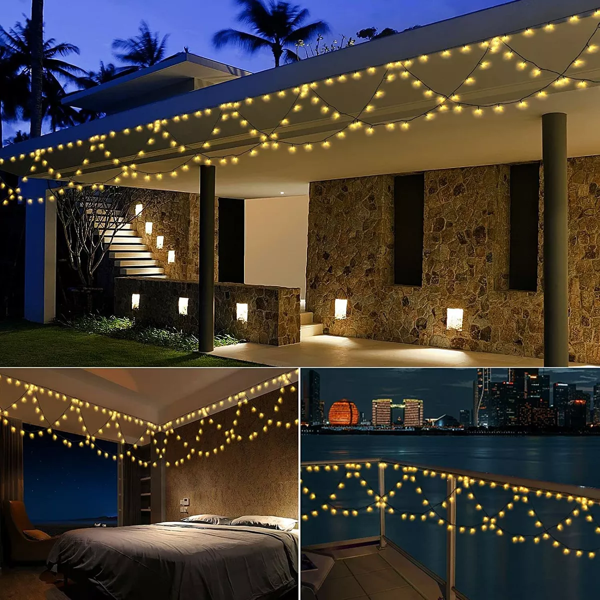 String lights for girl best sale bedroom