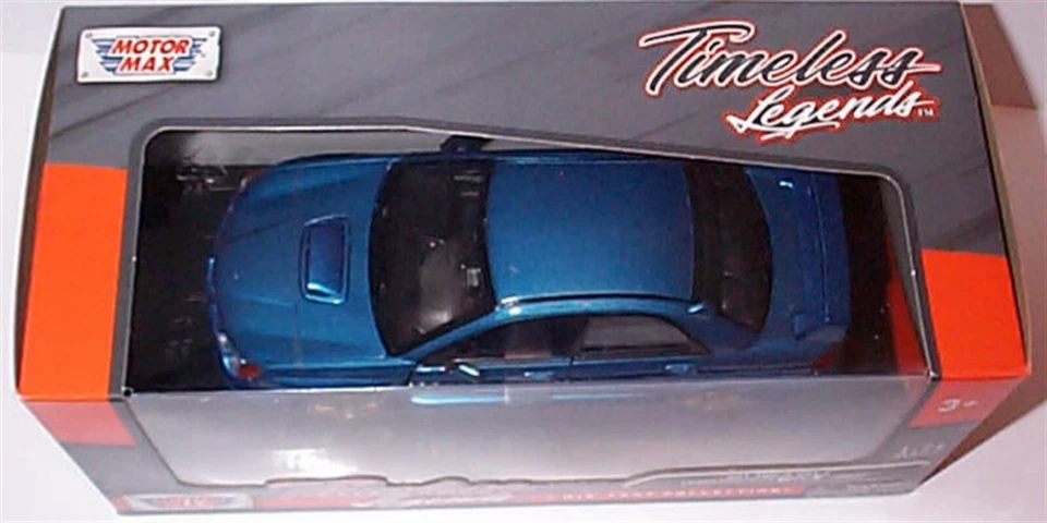 Subaru Impreza WRX STI in Aqua Blue 1-24 scale model Motor Max New boxed - Image 2 of 2