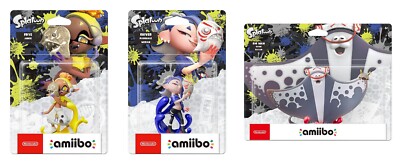 Splatoon 3 Deep Cut Nintendo Switch Amiibo Frye Big Man Shiver