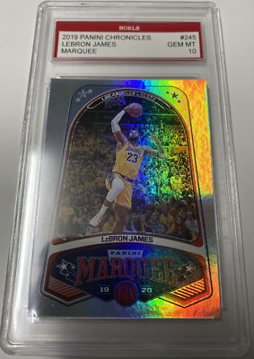 2019 Panini Chronicles LeBron James MARQUEE #245 Graded GEM MT 10 KING JAMES 