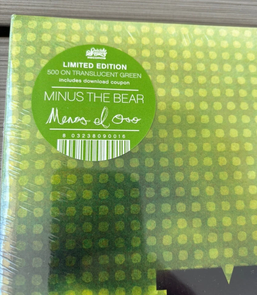 Minus The Bear “Menos El Oso” LP Exclusive GREEN VINYL New Sealed /500 Foto 3 de 3