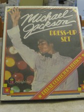 Michael Jackson Dress Up Set Colorforms 1984 Plastic Outfit New Sealed