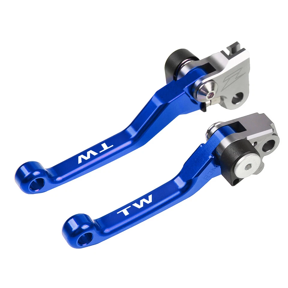 Motorcycle Dirtbike Pivot Brake Clutch Levers For YAMAHA TW125/200/225 Controls  - Image 4 of 4