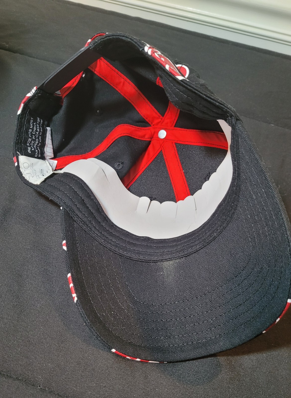 Naruto Red Cloud Snapback Hat Preowned - image 10