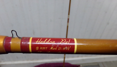 Vintage Heddon PAL #8357 MARK II Two PC 8.5' Fishing Rod w/ Sleeve