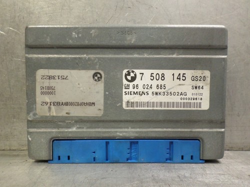 BMW 3ER E46 5ER E39 AUTOMATIKGETRIEBE ECU MODUL 7508145 96024685