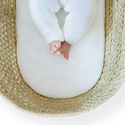 Clair de Lune Moses Basket Mattress Waterproof Anti Allergy Baby Bedding
