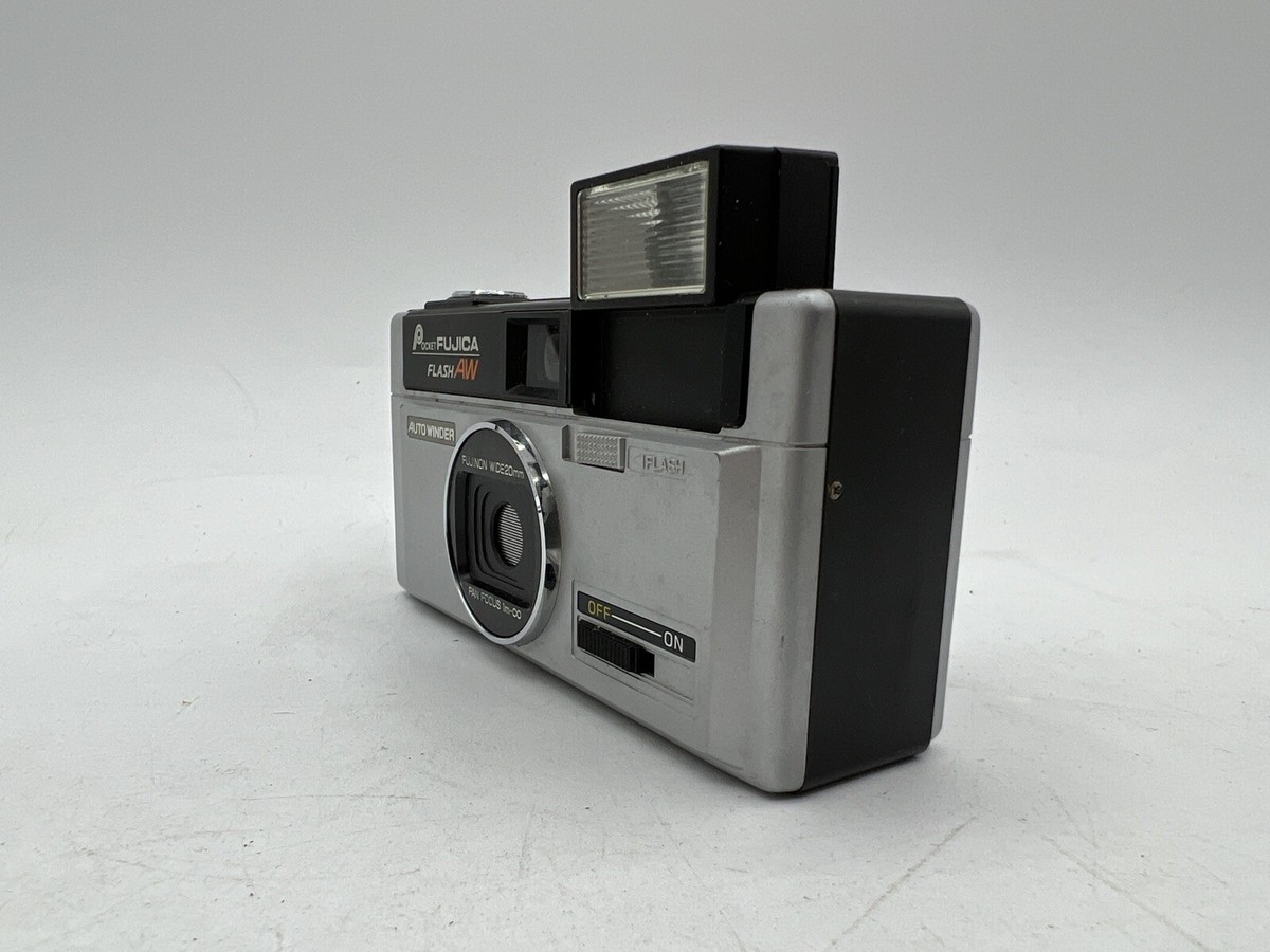 Fuji Pocket Fujica Flach AW 110 Half Film Camera From Japan