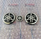 3pcs Silver 3D Tuning Fork Badges Emblems for R1 R3 R6 Tmax Smax Nmax Xma