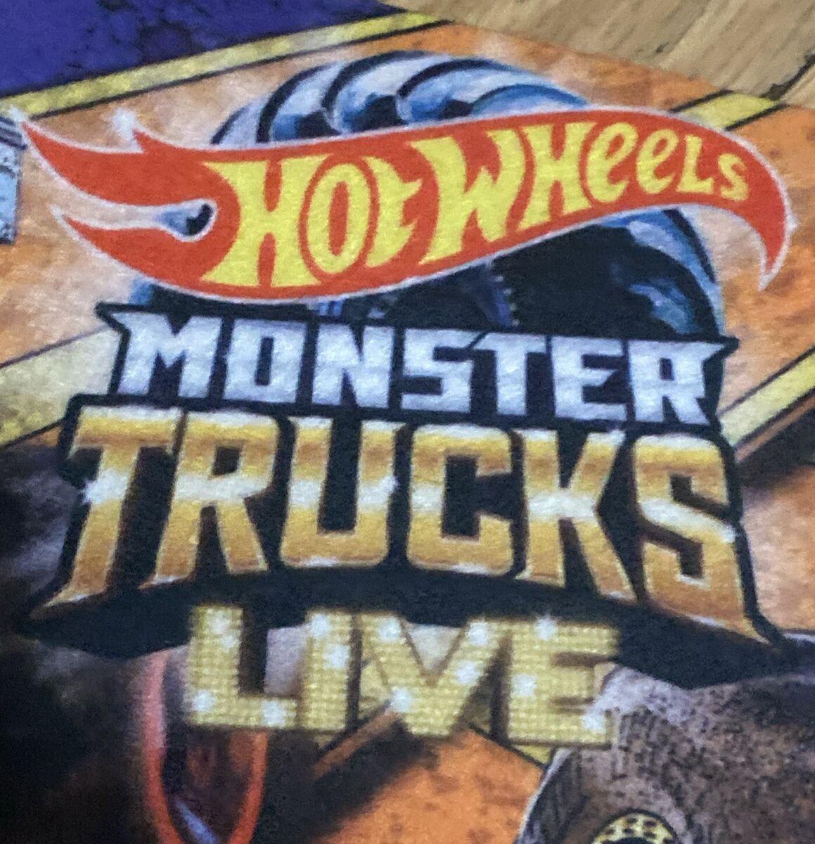 HOT WHEELS MONSTER TRUCKS LIVE Pennant Flag - Tiger Shark HOT WHEELS MONSTER TRUCKS LIVE Pennant Flag - Tiger Shark