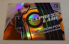 2021-22 Donruss Optic #10 De'Aaron Fox Express Lane Orange #/39