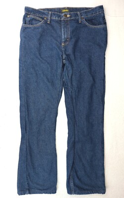Vintage Cabelas Jeans Womens Size 12 Flannel Lined Denim Pants Hunting  Camping