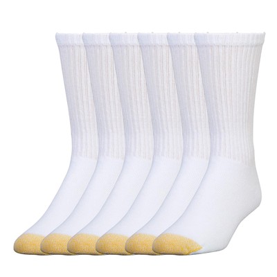 Herren Harrington Crew Multipairs Socken Weiß 6 Paar X-Large 6er Pack