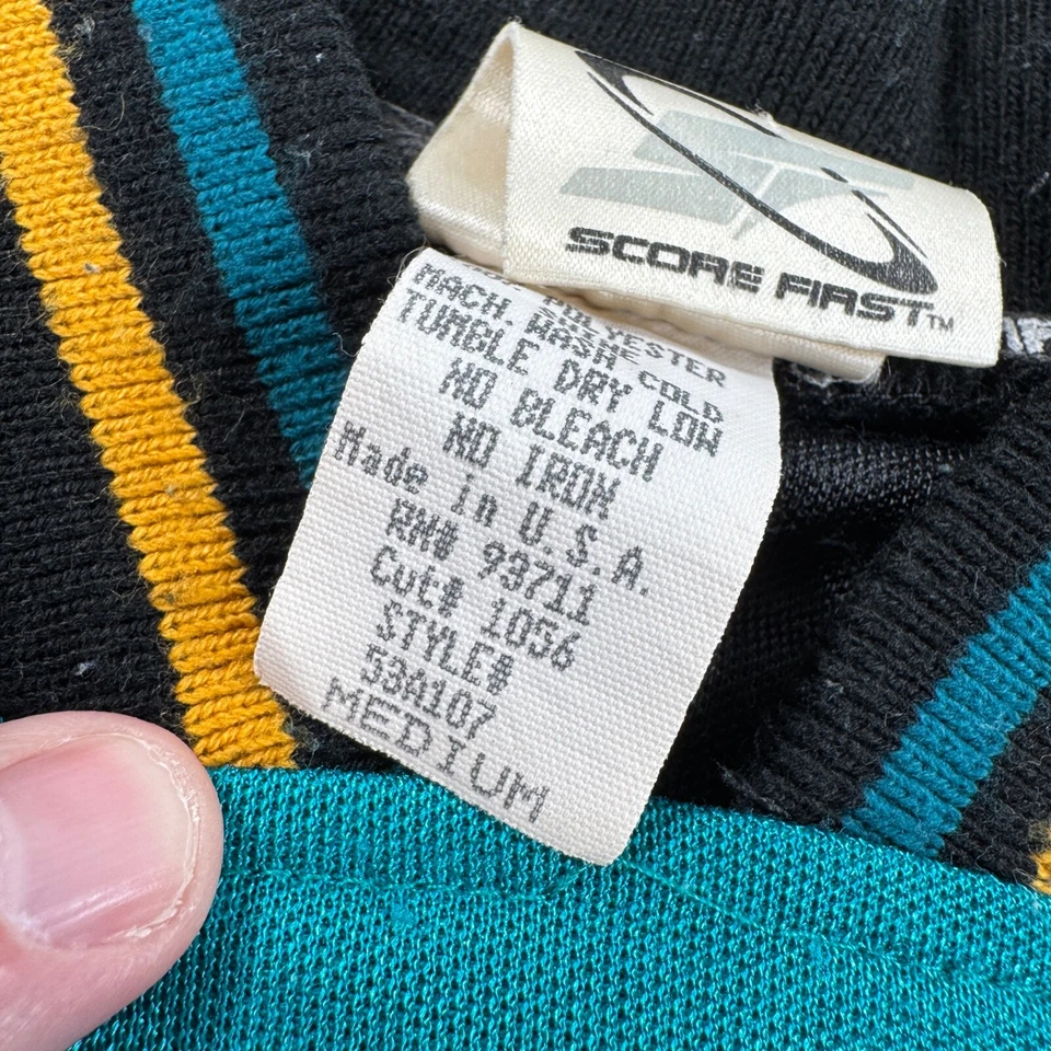 Vintage Los Angeles Galaxy Jersey Long Sleeve Shirt 90s MLS Soccer Medium READ - Image 4 of 4