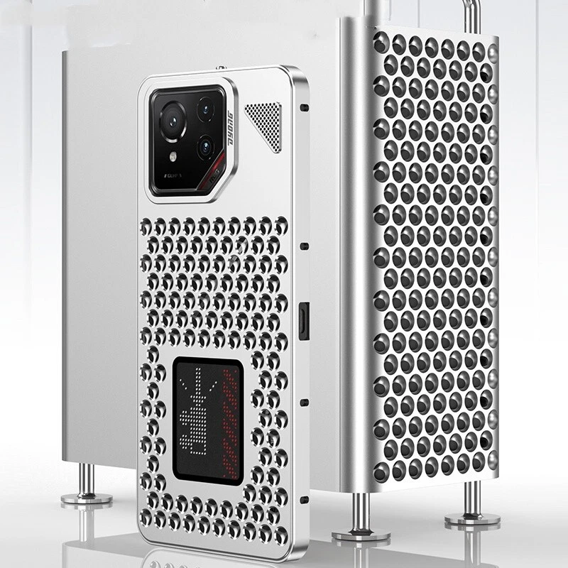 Aluminum Alloy Heat Dissipation Cooling Metal Case For ASUS ROG Phone 9 8 Pro - Picture 6 of 17