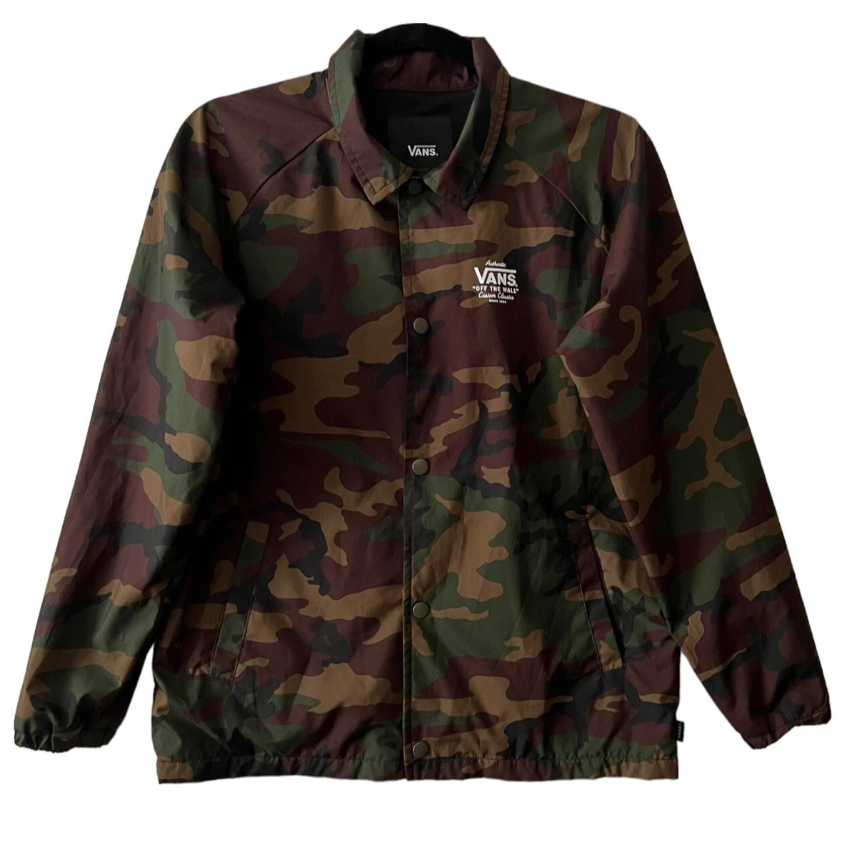 Vans camo hotsell windbreaker