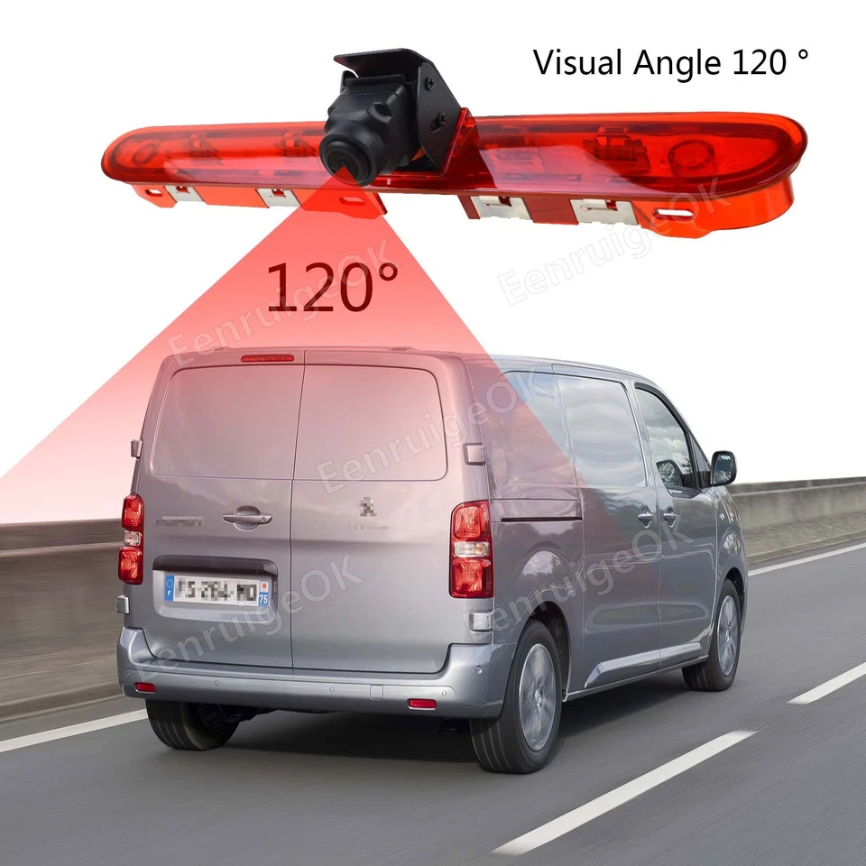 Car Brake Light Reversing Camera for Peugeot Expert Citroen Jumpy Toyota ProAce - Image 4 of 4