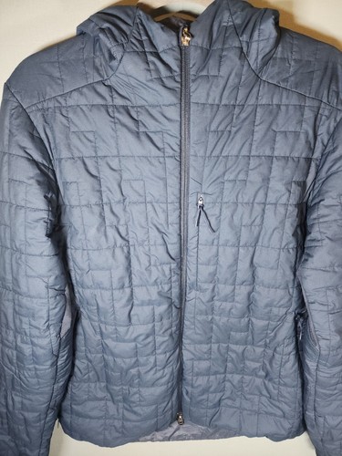 Lululemon Sky Loft Puffer Jacket Hoodie Blue Full Zip Quilted Men’s Size Med - Picture 2 of 12