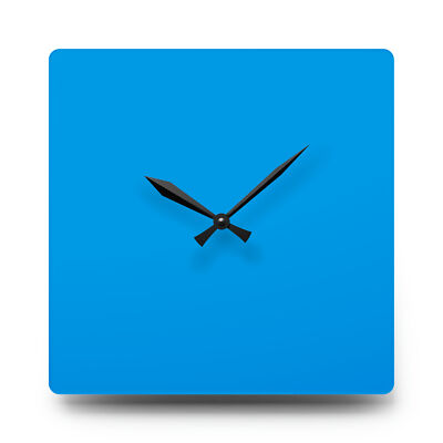Acrylic Wall Clock - Blue Background | eBay
