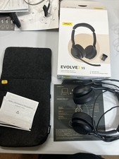 Jabra Evolve2 55Wireless Link380A MS Stereo Noise Cancelling New Usb-a Dongle