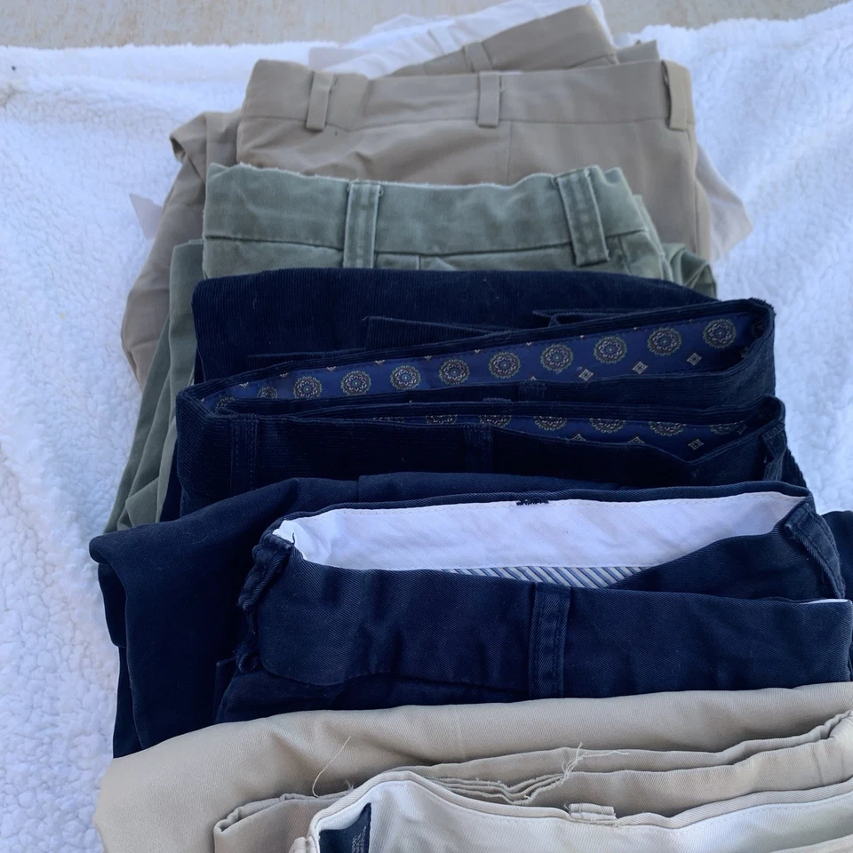 Lote de 15 pantalones Polo Ralph Lauren para hombre talla 35/36 gorras elásticas, LRL BULK Foto 2 de 4