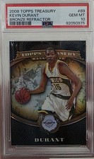 2008-09 Topps Treasury Kevin Durant Bronze Refractor /999 PSA 10