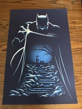 Khoa Ho - Batman Past Present Limited Edition Poster Art Print - 16 x 24