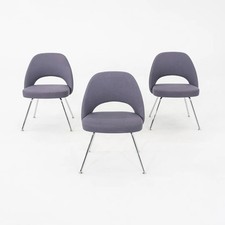 2012 Eero Saarinen for Knoll Armless Executive Dining Chair in Purple 5x Avail