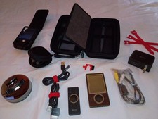 Zune 1091 Brown 30GB Kit 15pcs 1st Gen Excellent Condition Extras 