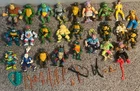 VINTAGE Playmates 1990s TMNT Action Figure Lot 25 Figures + Accessories RARE VTG