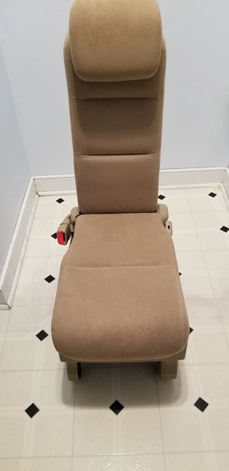 Honda Odyssey LX/EX 2005-2010 segunda fila asiento central medio tela tostada/marrón Foto 2 de 4