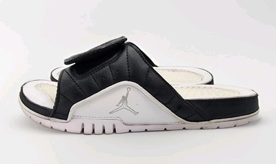 Nike Jordan Hydro V 5 Premier Slide Retro 12 Playoffs Size 9 Black