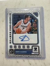 2023-24 Panini Donruss Optic - Signature Series Santi Aldama #SS-ADM (AU)