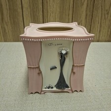 Blush Pink Tissue Box Cover Couture Style