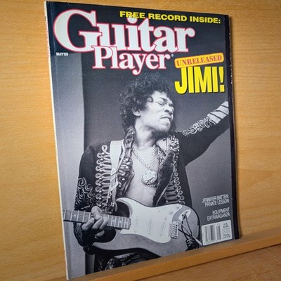 Guitar Player Magazine May 1989 Jimi Hendrix Free Record Inside NO LABEL
