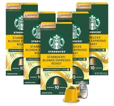 Starbucks Nespresso Original Blonde Roast Espresso 50 Count Pods