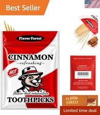 Intense Flavor Hot Cinnamon Toothpicks 200ct - Perfect for Freshening Breath