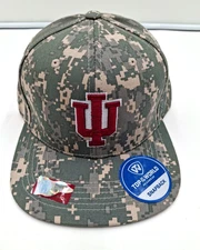 Indiana Hoosiers TOW Digital Camouflage Patriot Snap Adjustable Snapback, New